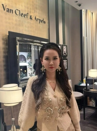 Van Cleef & Arpels Golden Meadow Ten Blossom Necklace
