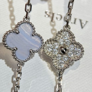 Van Cleef & Arpels Lavender Clover Garden Bracelet
