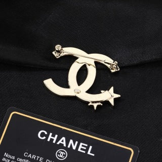 CHANEL Celestial CC Star Accent Brooch