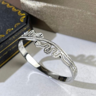 Bvlgari Serpent Inspired Open Cuff Bracelet – Elegant Luxury Jewelry