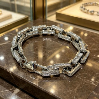 Bvlgari Serpenti Geometric Diamond Bracelet – Modern Italian Luxury Jewelry