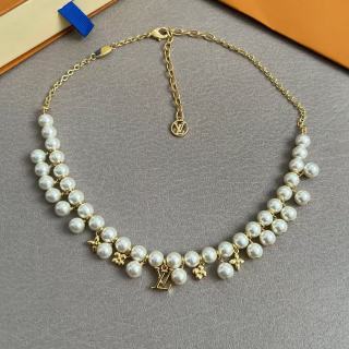 Louis Vuitton Pearl Blossom Charm Necklace